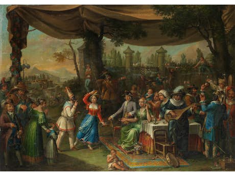 Französischer Maler des ausgehenden 18./ beginnenden 19. Jahrhunderts